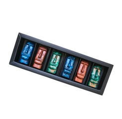 Caja 9 moai rellenos - Caramel Chocolatería