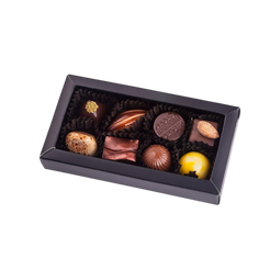 Caja 8 bombones rellenos surtidos - Caramel Chocolatería