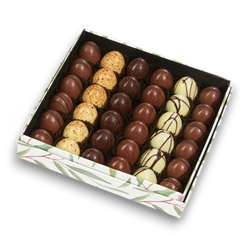 Caja 36 volcanes rellenos - Caramel Chocolatería