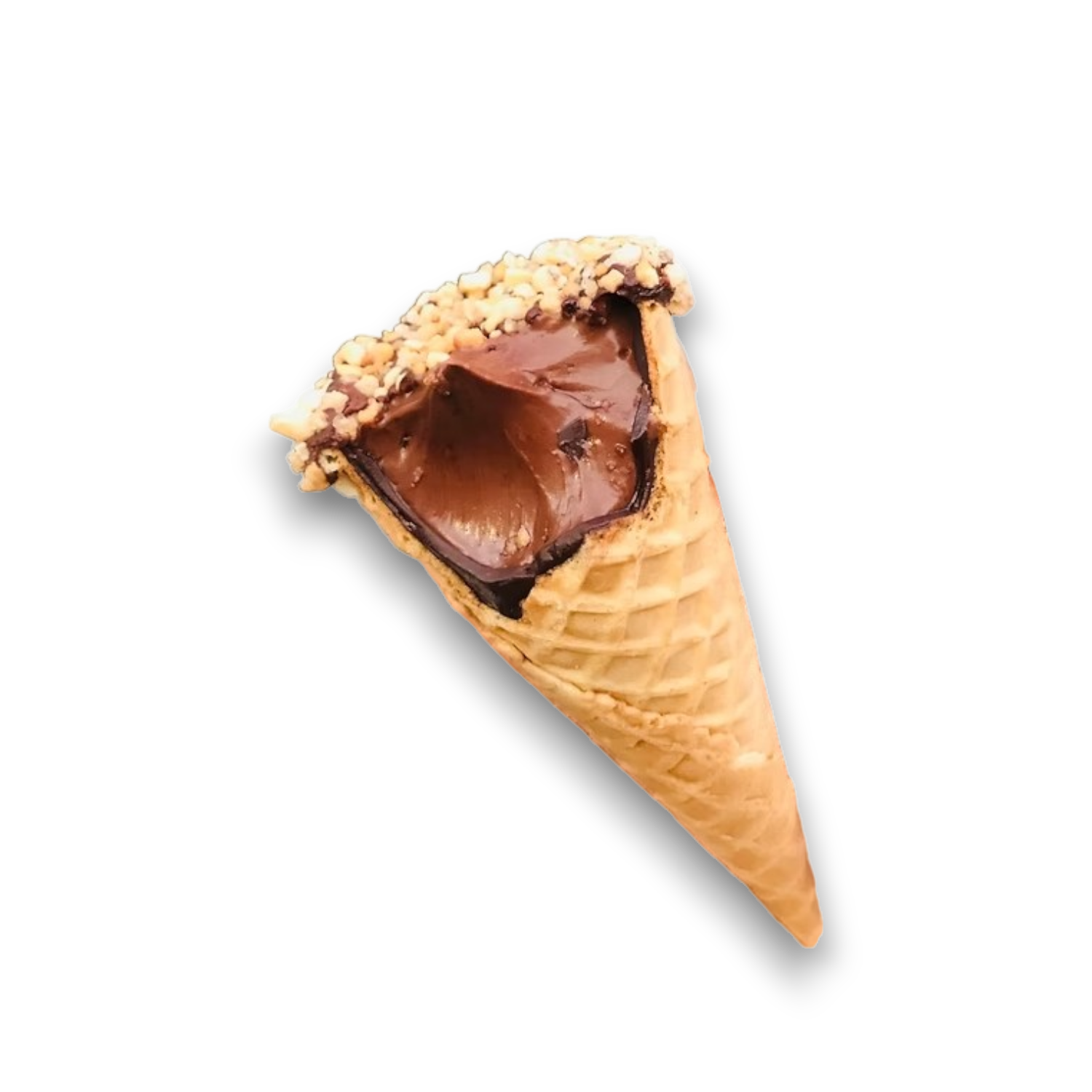 Cono relleno nutella - Caramel Chocolatería